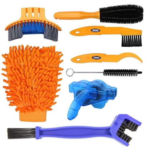 Bike cleaning brush set - cleaning,