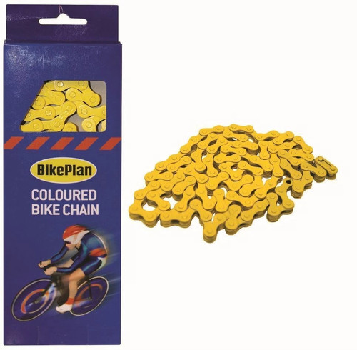 Bikeplan yellow bike chain - bike,