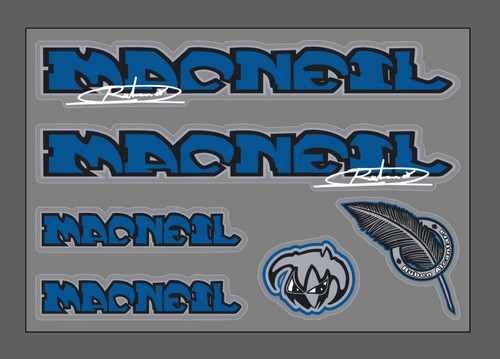 Macneil bikes ruben bmx decal - bikes,