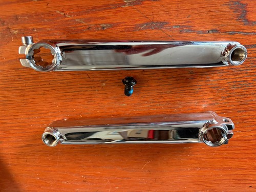 Bikes chrome ridge cranks - chrome, v-ridge