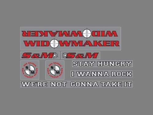 Bikes widowmaker bmx - s&m,
