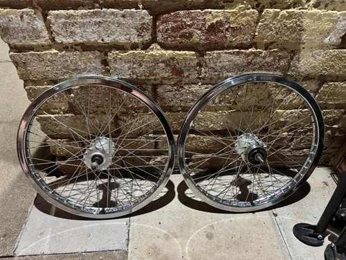 Chrome bmx wheels - bmx, alex