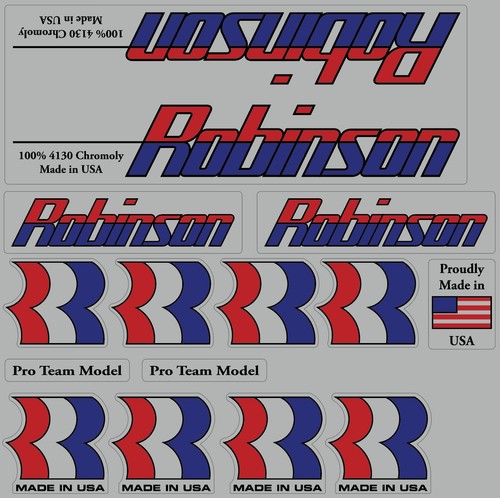 Robinson bmx decal set - bmx,