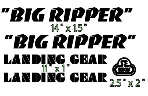 Piece big ripper die - 5, cut