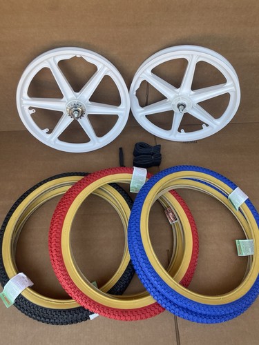 Bicycle plastic white mag - white,