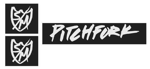 Bikes pitchfork bmx decal - pitchfork,