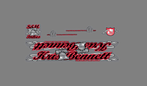 Bikes bennett bmx - bikes, decal
