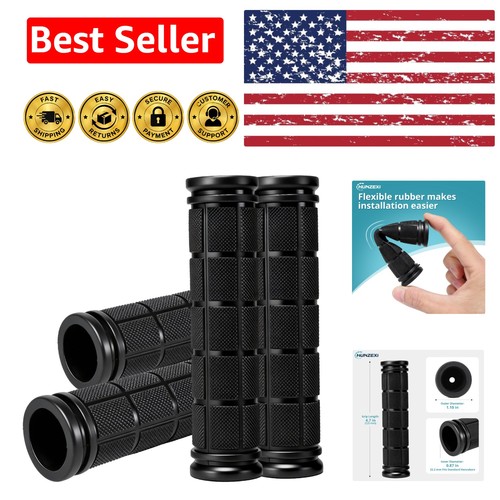 Piece bike handlebar - 4-piece, grips