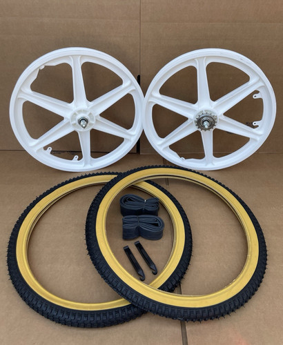 Bicycle plastic white - 20",