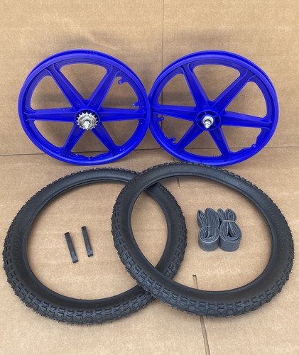 Bicycle plastic blue - 20", mag