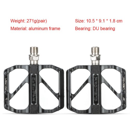 Aluminum mountain bike pedals - bike,