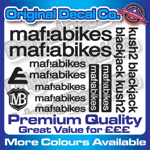 Mafia bikes stickers set - mafia,